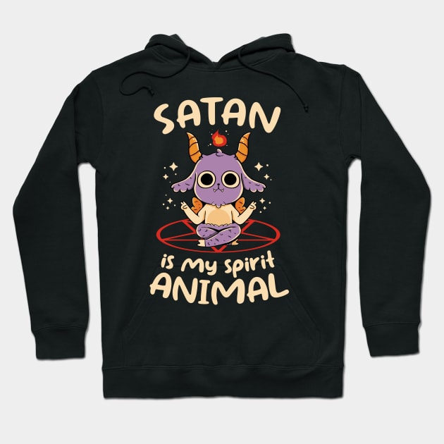 Satan is My Spirit Animal by Tobe Fonseca Hoodie by Tobe_Fonseca